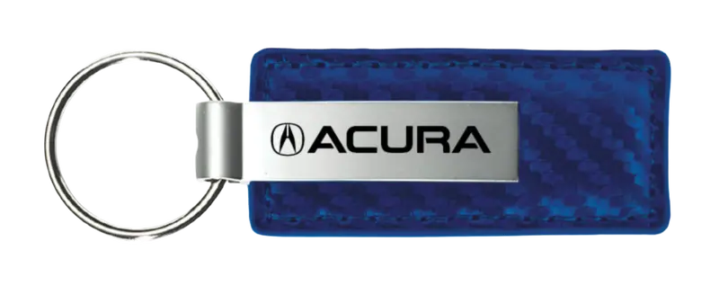 Acura Carbon Fiber Leather Keychain 6