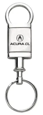 Acura Cl Satin Chrome Valet Key Chain (Silver) 1
