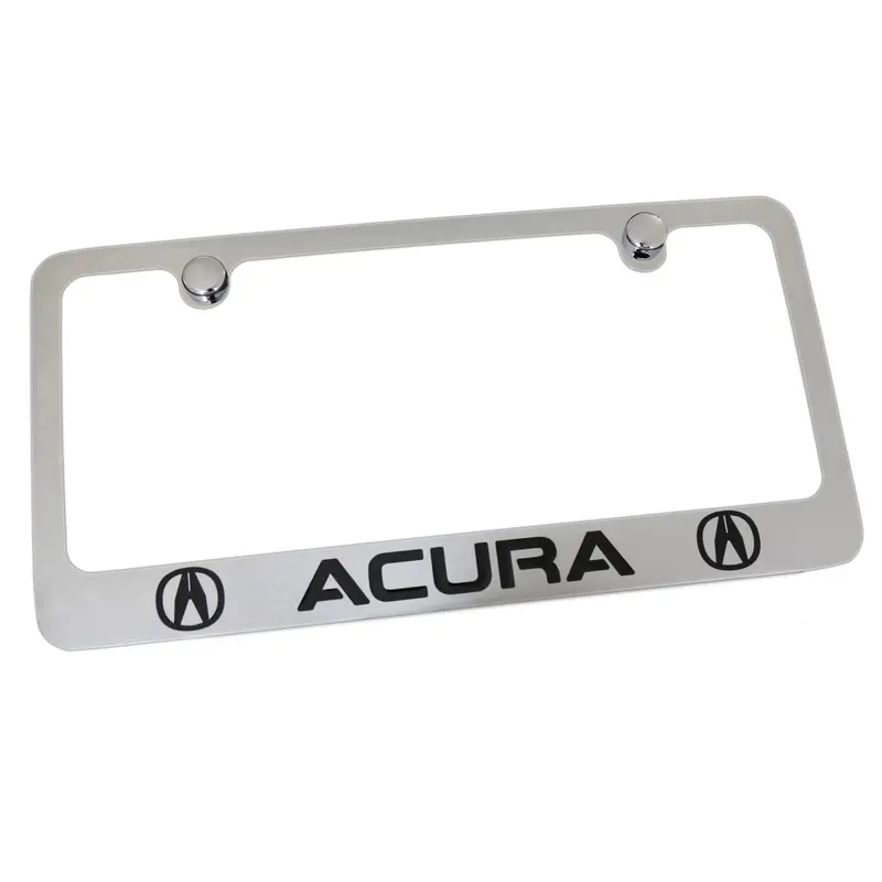 Acura Dual Logo License Plate Frame (Chrome) 1