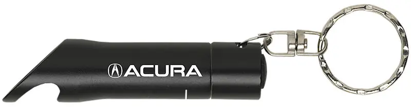 Acura Flashlight Bottle Opener Keychain (Black) 1