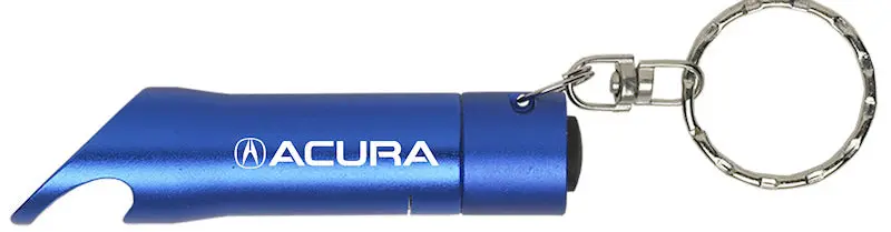 Acura Flashlight Bottle Opener Keychain (Blue) 1