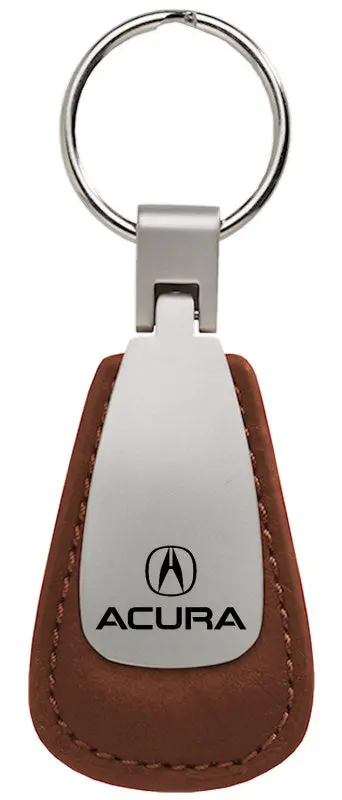 Acura Leather Tear Drop Key Ring 3