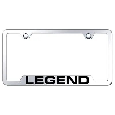 Acura Legend Laser Etched Logo Cut-Out License Plate Frame (Chrome) 1