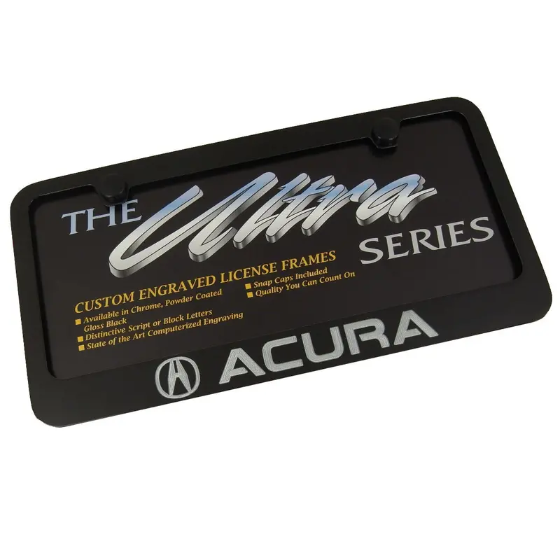 Acura License Plate Frame (Black) 1