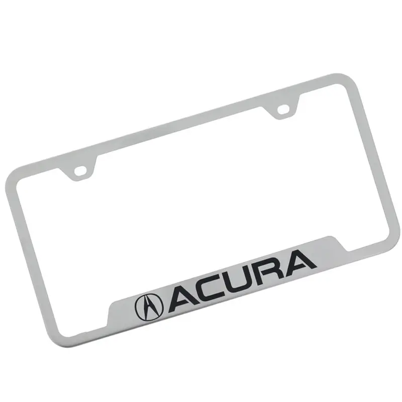 Acura License Plate Frame (Brushed Chrome) 1