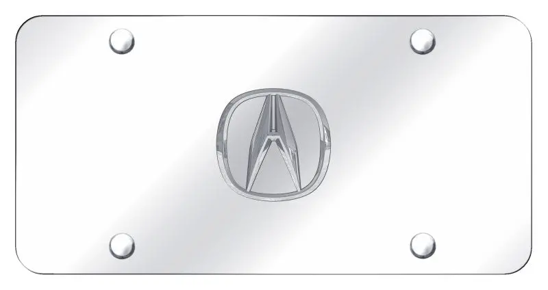 Acura Logo License Plate (Chrome) 1