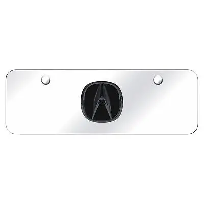 Acura Logo Mini License Plate (Black) 1