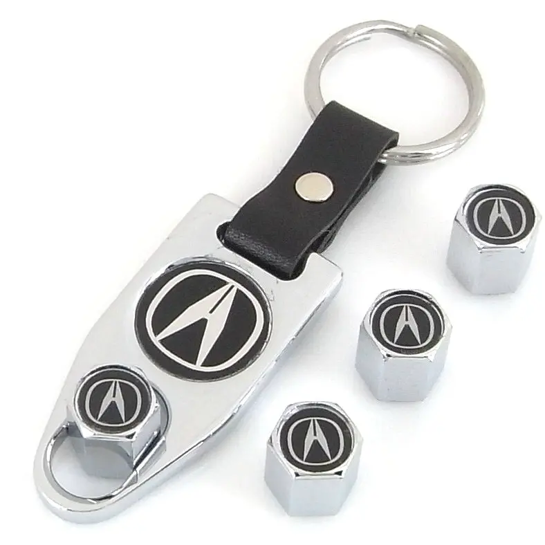 Acura Logo Tire Valve Caps  Wrench Gift Set 2
