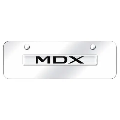 Acura Mdx Name Mini License Plate (Chrome On Mirrored) 1