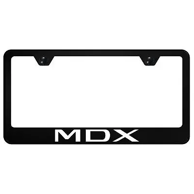 Acura Mdx Uv Print Polycarbonate License Plate Frame (Black) 1
