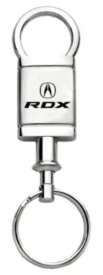 Acura Rdx Satin Chrome Valet Key Chain (Silver) 1