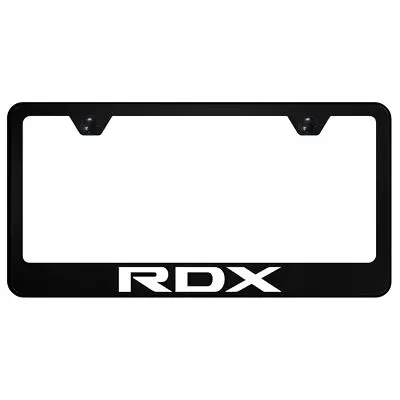 Acura Rdx Uv Print Polycarbonate License Plate Frame (Black) 1