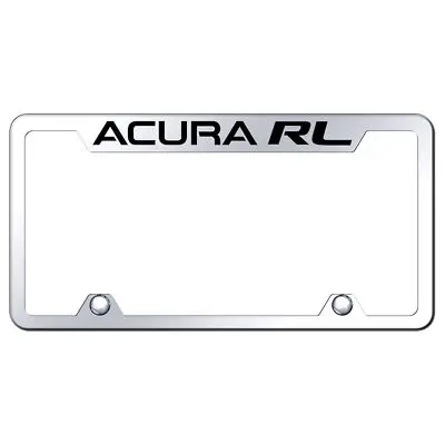 Acura Rl Logo Stainless Steel Truck Cut-Out License Plate Frame (Chrome) 1