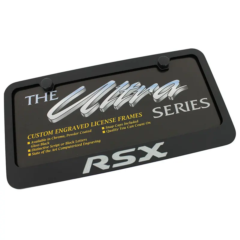 Acura Rsx License Plate Frame (Black) 1