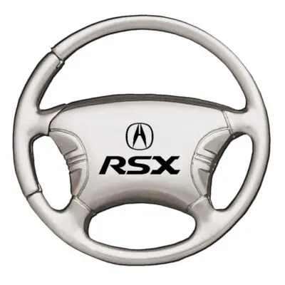 Acura Rsx Steering Wheel Key Chain (Silver) 1