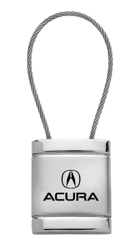 Acura Satin Cable Keychain (Chrome) 1