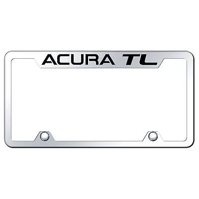 Acura Tl Logo Stainless Steel Truck Cut-Out License Plate Frame (Chrome) 1