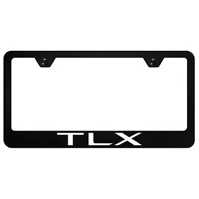Acura Tlx Uv Print Polycarbonate License Plate Frame (Black) 1