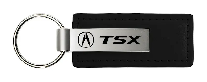 Acura Tsx Leather Keychain (Black) 1