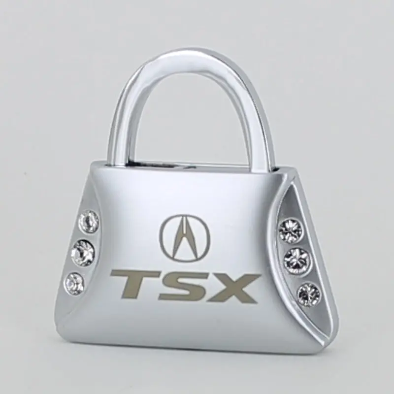 Acura Tsx Purse Shape Keychain (Chrome) 1