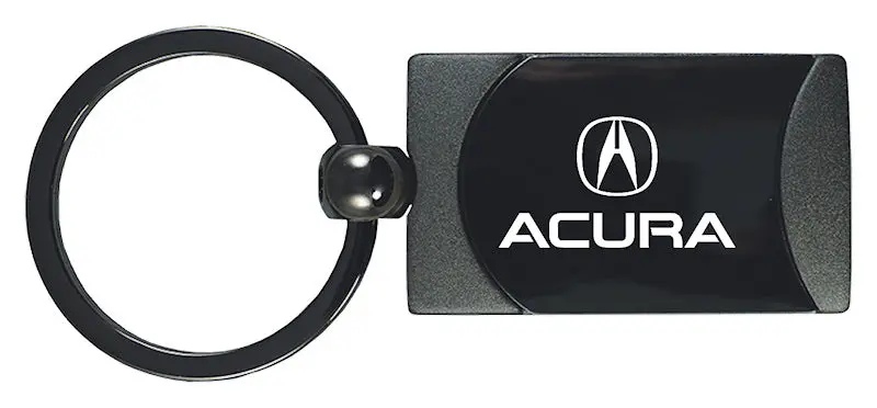 Acura Two-Tone Rectangular Key Fob (Gun Metal) 1
