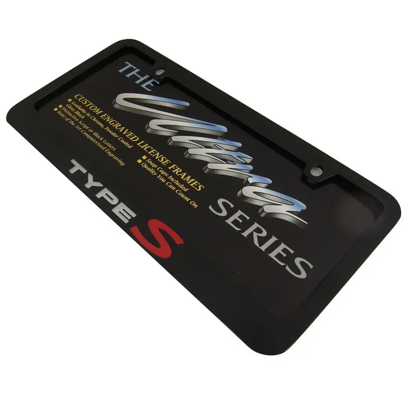 Acura Types License Plate Frame (Black) 2