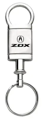 Acura Zdx Satin Chrome Valet Key Chain (Silver) 1