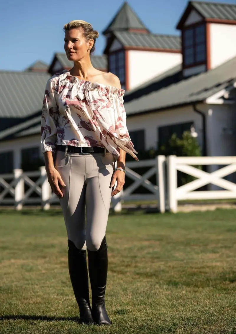 Adele Blouse | Volt Print | Terracotta Rust 4