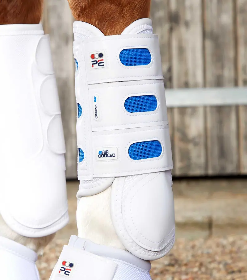 Air Cooled Original Eventing Boots White Front 4