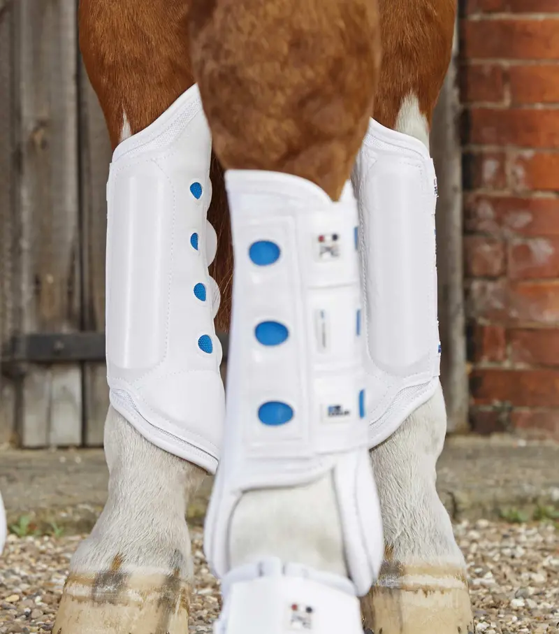 Air Cooled Original Eventing Boots White Hind 1