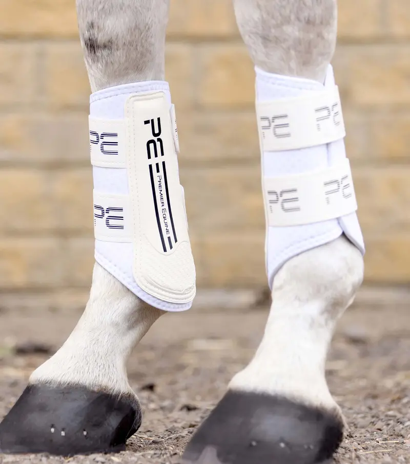 Air Velox Single Locking Brushing Boots White 1