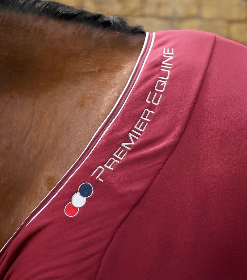 Airtech Horse Cooler Rug Burgundy 3