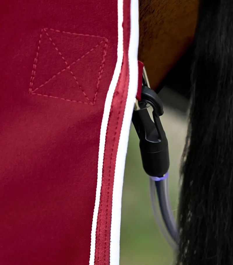 Airtech Horse Cooler Rug Burgundy 5