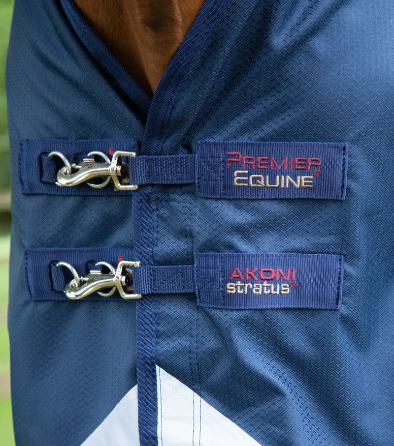 Akoni 0G Original Turnout Rug Navy 3