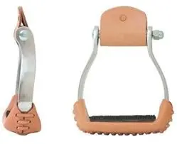 Aluminum Stirrups W/ Rubber Pad 1