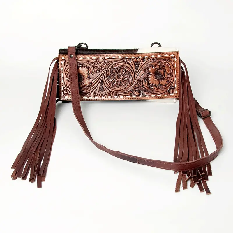 American Darling Hair On Genuine Western Leather Bag Wallet 2