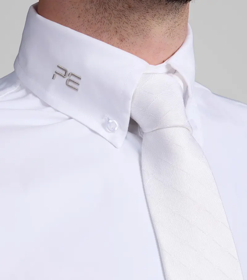 Andate Men's Long Sleeve Show Shirt White 3