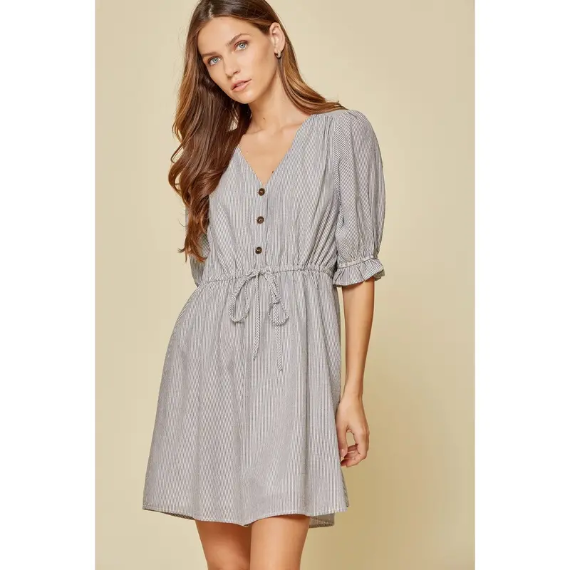 Andree Charcoal Casual Dress 1