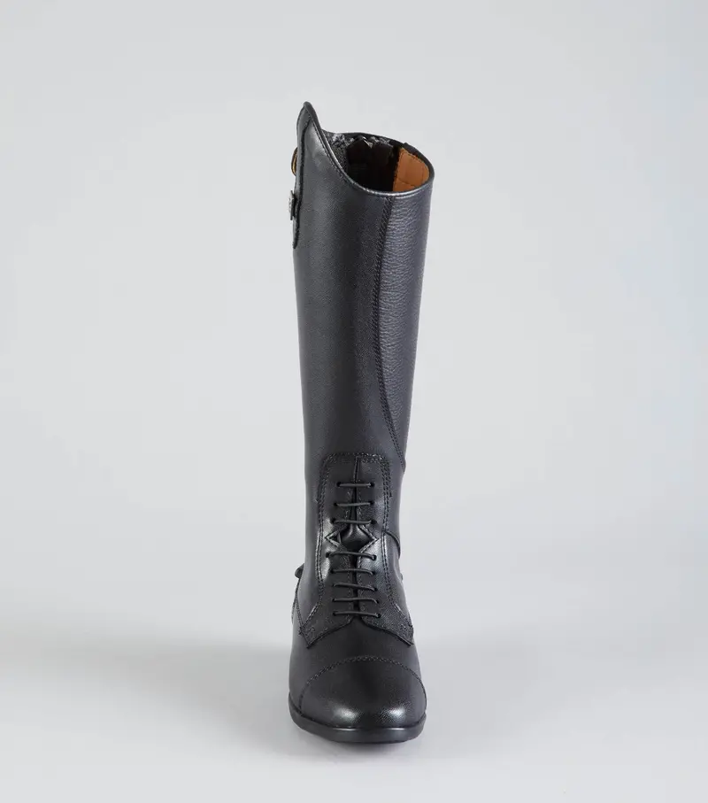 Anima Junior Synthetic Field Tall Riding Boots Black 4