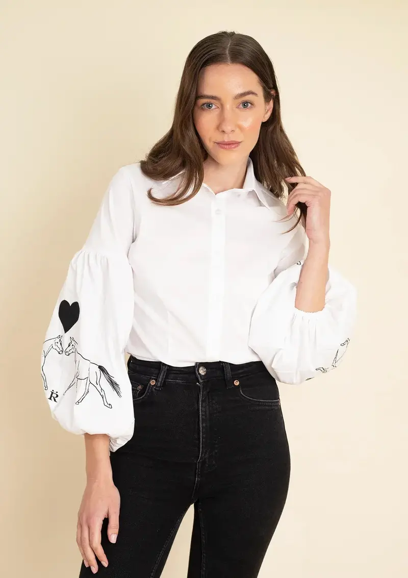 Annie Shirt Embroidered | Love 2