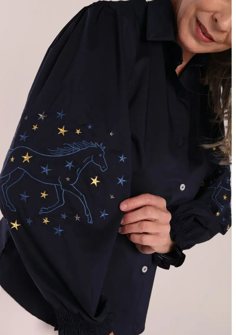 Annie Shirt | Stars Limited Edition | Navy 1