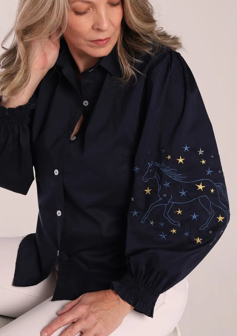 Annie Shirt | Stars Limited Edition | Navy 2
