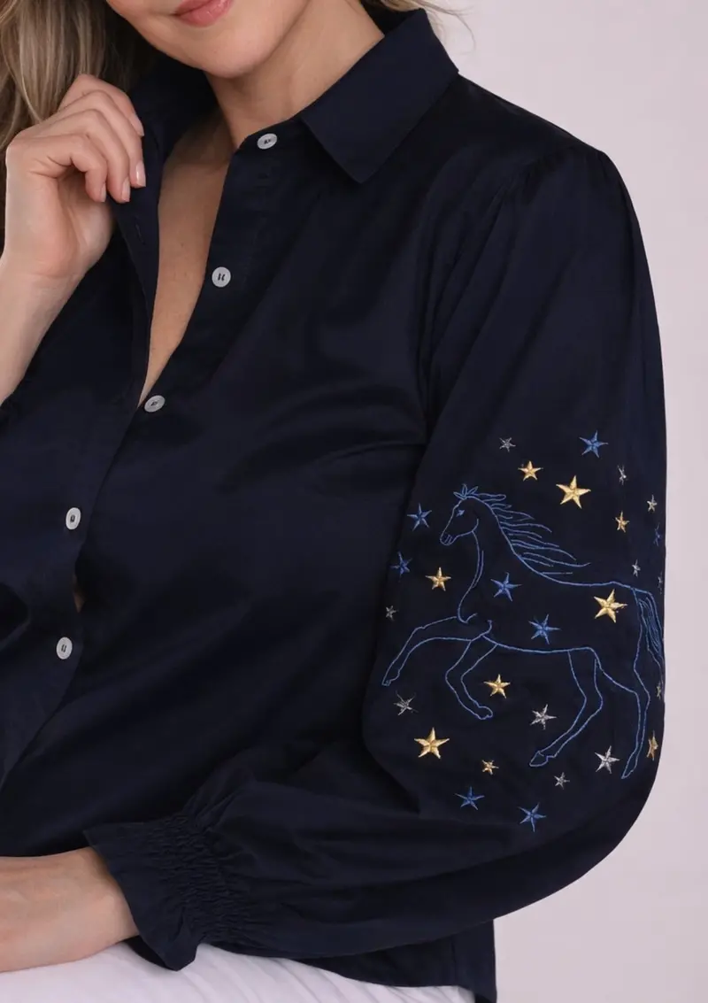 Annie Shirt | Stars Limited Edition | Navy 4