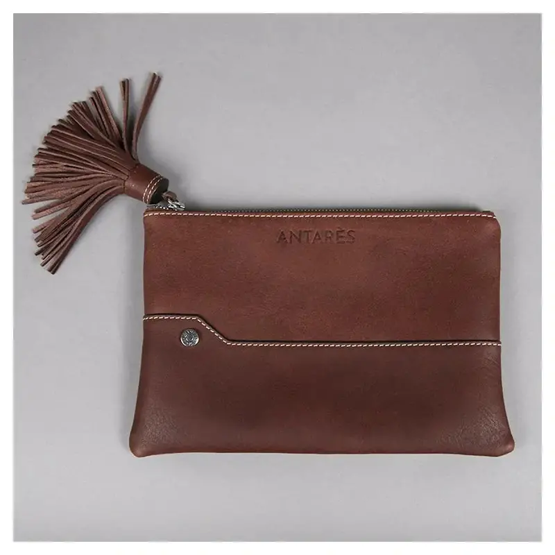 Antares London Leather Clutch Bag 2