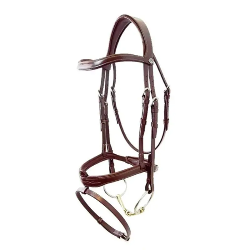 Antares Signature Flash Noseband Snaffle Bridle 1