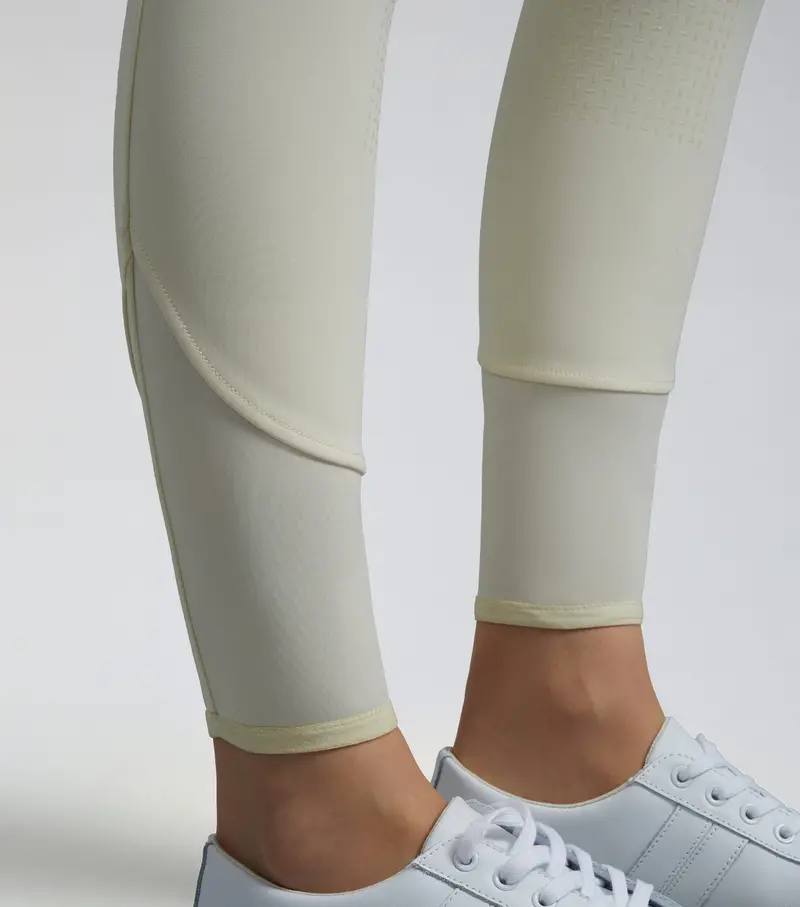 Aradina Ladies Full Seat Gel Competition Riding Breeches Vanilla 5