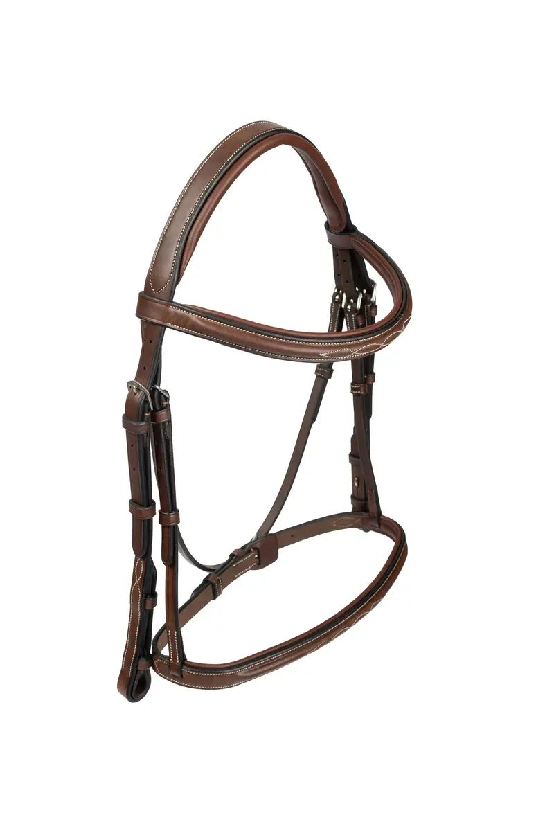 Arc De Triomphe Imperial Bridle Featuring Laced Fancy Reins