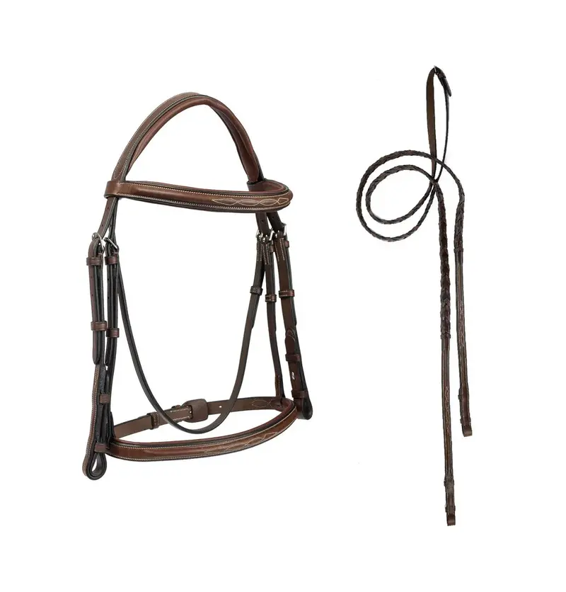 Arc De Triomphe® Imperial Bridle W/ Laced Fancy Reins 2