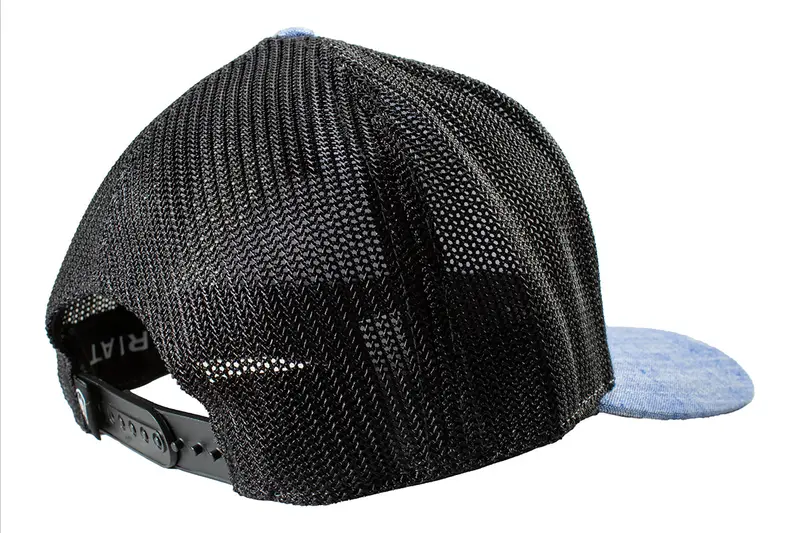 Ariat Blue And Black Logo Patch Ball Cap 2