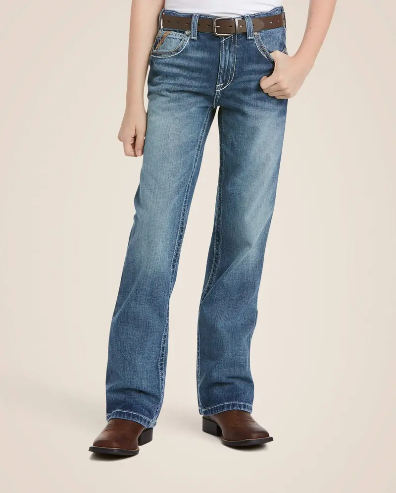 Ariat Boy's B4 Relaxed Durango Coltrane Boot Cut Jean 1